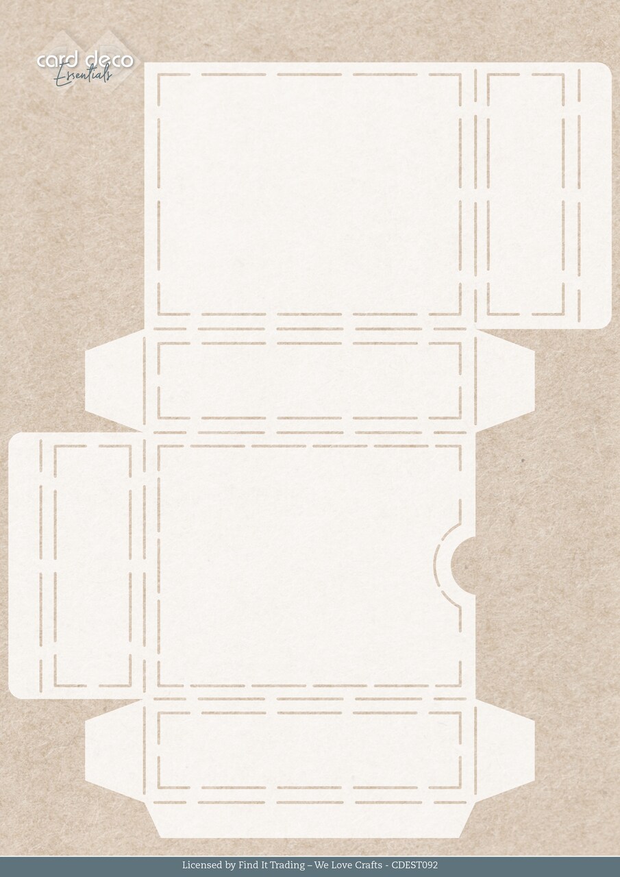 Find It Trading Deco Essentials Stencil-Steampunk Box A4, Steampunk